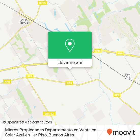 Mapa de Mieres Propiedades   Departamento en Venta en Solar Azul  en 1er Piso