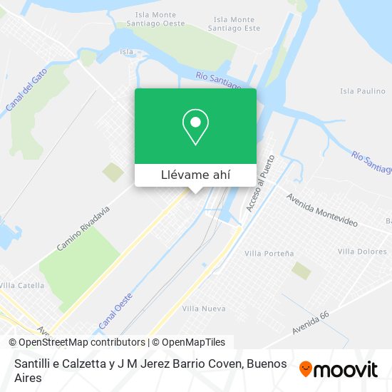 Mapa de Santilli e Calzetta y J M  Jerez  Barrio Coven