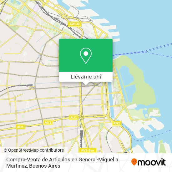 Mapa de Compra-Venta de Articulos en General-Miguel a Martinez
