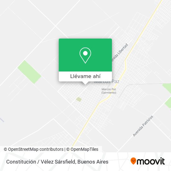 Mapa de Constitución / Vélez Sársfield