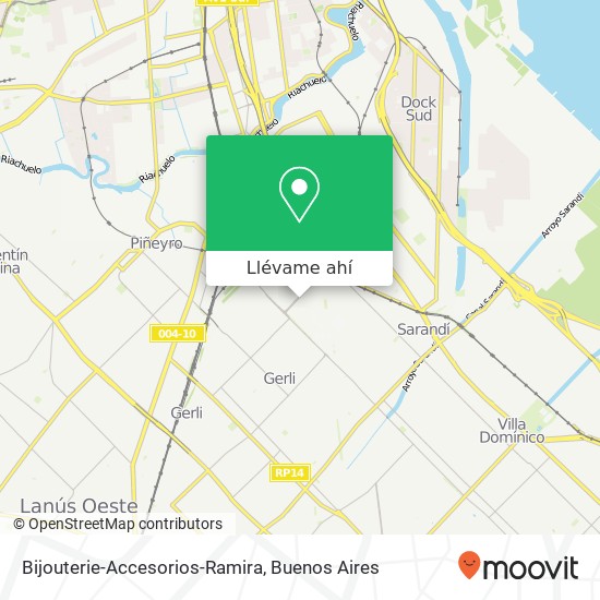 Mapa de Bijouterie-Accesorios-Ramira