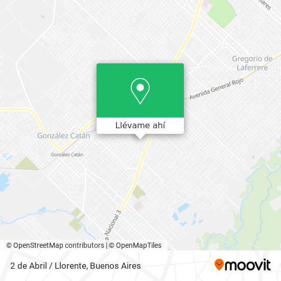 Mapa de 2 de Abril / Llorente