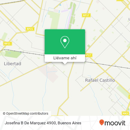 Mapa de Josefina B De Marquez 4900