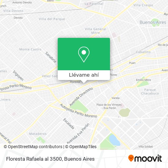 Mapa de Floresta   Rafaela al 3500