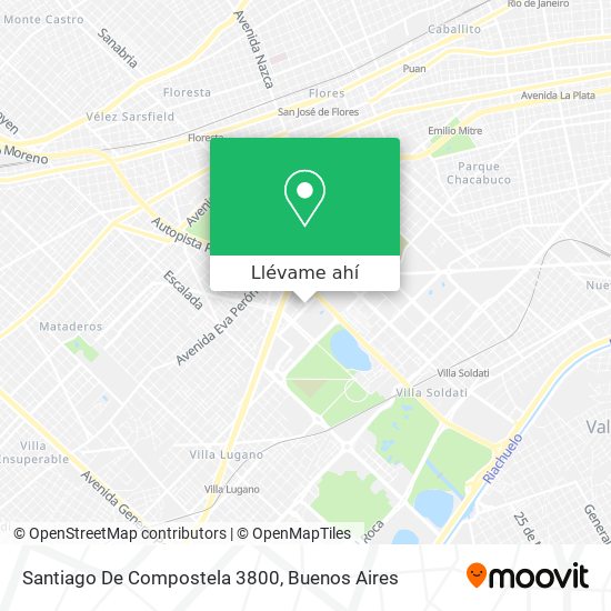 Mapa de Santiago De Compostela 3800