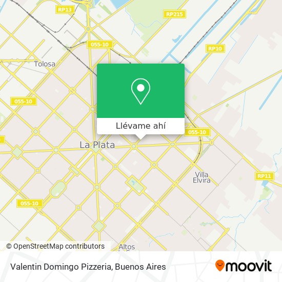 Mapa de Valentin Domingo Pizzeria