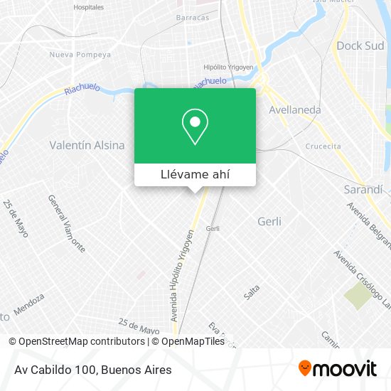 Mapa de Av  Cabildo 100