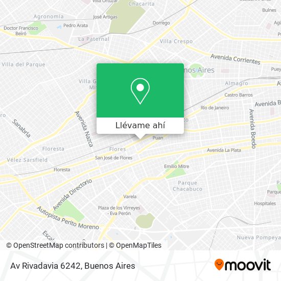 Mapa de Av  Rivadavia 6242