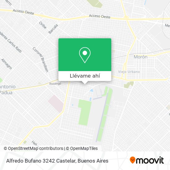 Mapa de Alfredo Bufano 3242  Castelar