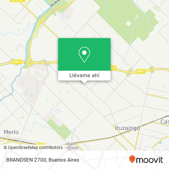 Mapa de BRANDSEN 2700