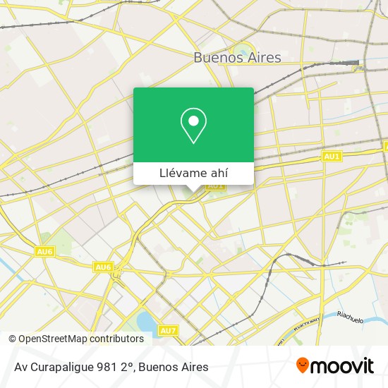 Mapa de Av Curapaligue 981 2º