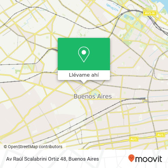Mapa de Av  Raúl Scalabrini Ortiz 48