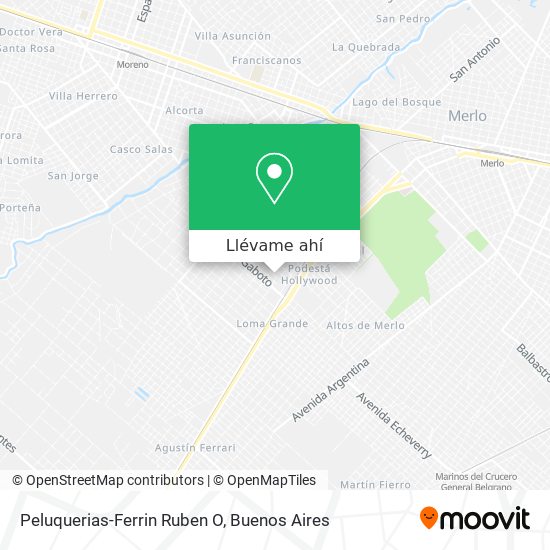 Mapa de Peluquerias-Ferrin Ruben O