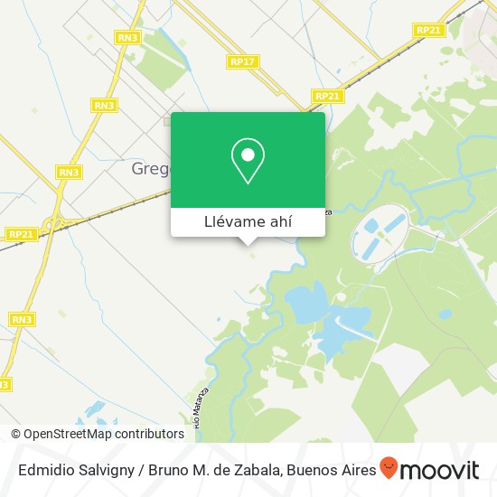 Mapa de Edmidio Salvigny / Bruno M. de Zabala