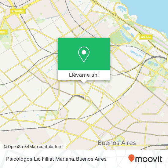 Mapa de Psicologos-Lic Filliat Mariana