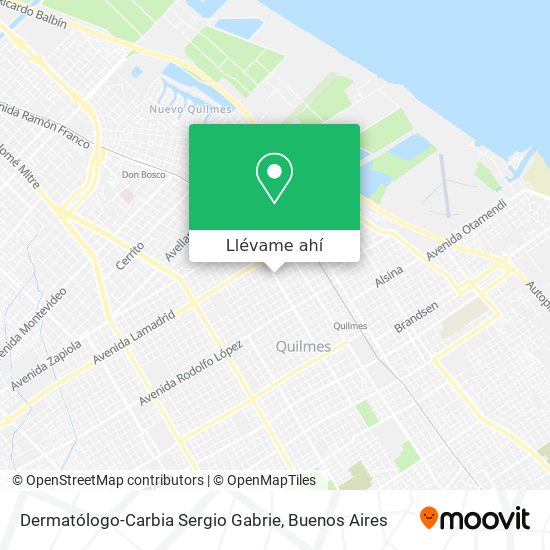 Mapa de Dermatólogo-Carbia Sergio Gabrie