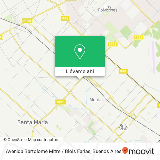 Mapa de Avenida Bartolomé Mitre / Blois Farias