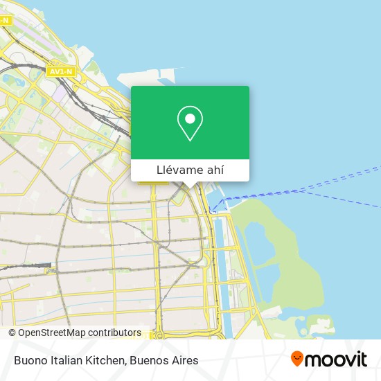 Mapa de Buono Italian Kitchen