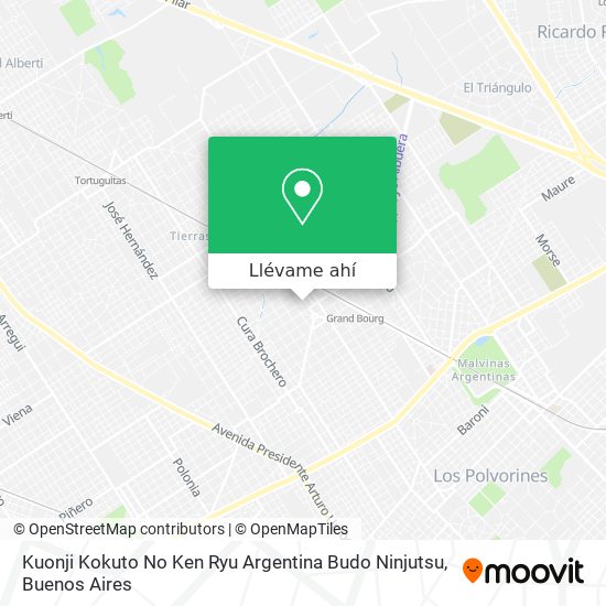 Mapa de Kuonji Kokuto No Ken Ryu Argentina Budo Ninjutsu