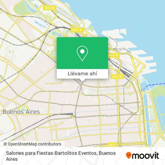 Mapa de Salones para Fiestas-Bartolitos Eventos