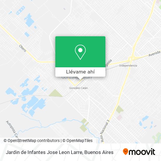 Mapa de Jardin de Infantes Jose Leon Larre
