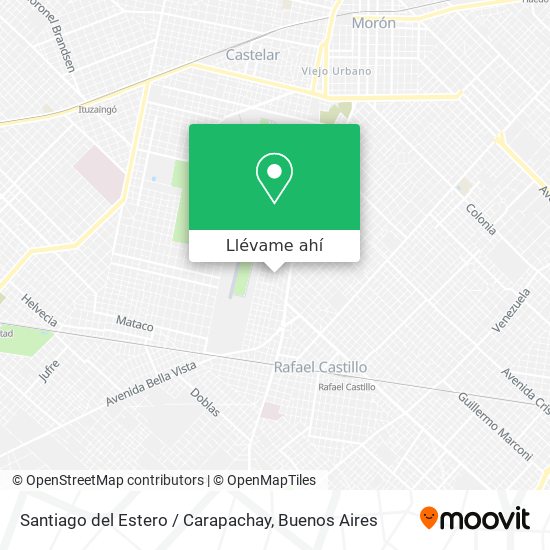 Mapa de Santiago del Estero / Carapachay