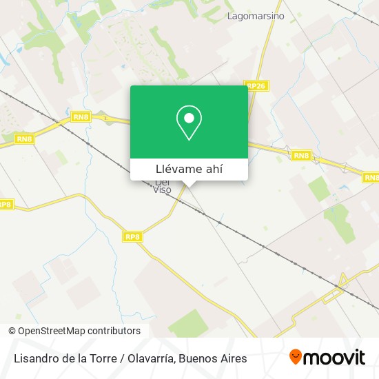 Mapa de Lisandro de la Torre / Olavarría