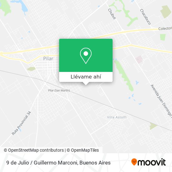 Mapa de 9 de Julio / Guillermo Marconi