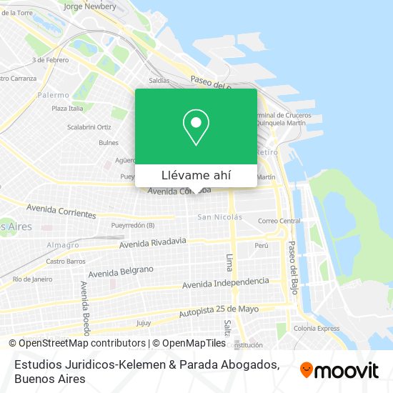 Mapa de Estudios Juridicos-Kelemen & Parada Abogados