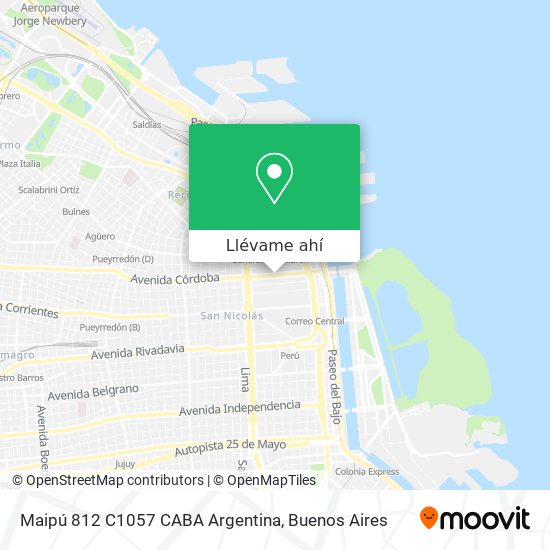 Mapa de Maipú 812  C1057 CABA  Argentina