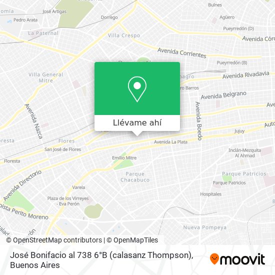 Mapa de José Bonifacio al 738 6°B (calasanz   Thompson)