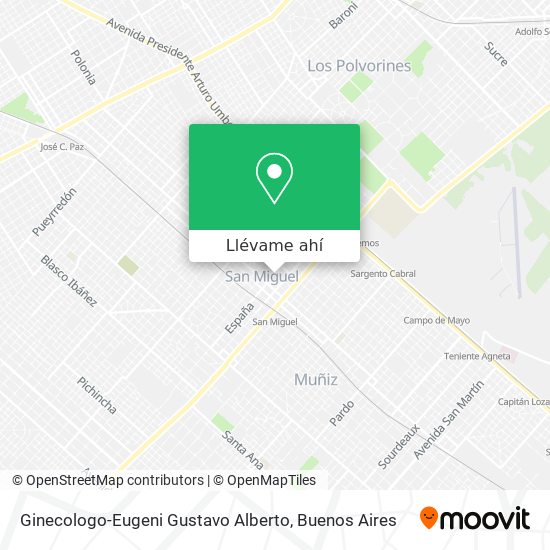 Mapa de Ginecologo-Eugeni Gustavo Alberto