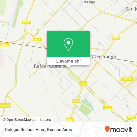Mapa de Colegio Buenos Aires