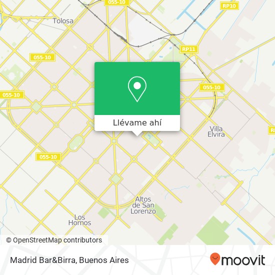 Mapa de Madrid Bar&Birra
