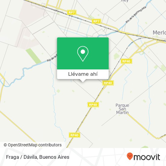 Mapa de Fraga / Dávila