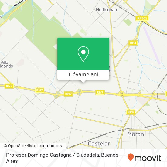 Mapa de Profesor Domingo Castagna / Ciudadela