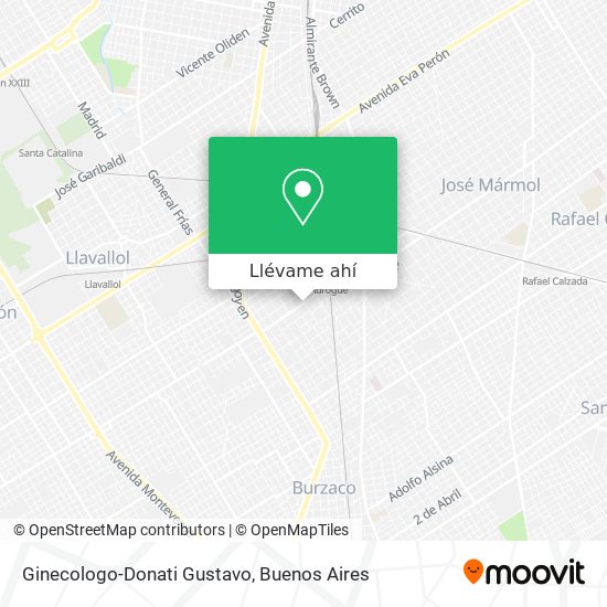 Mapa de Ginecologo-Donati Gustavo