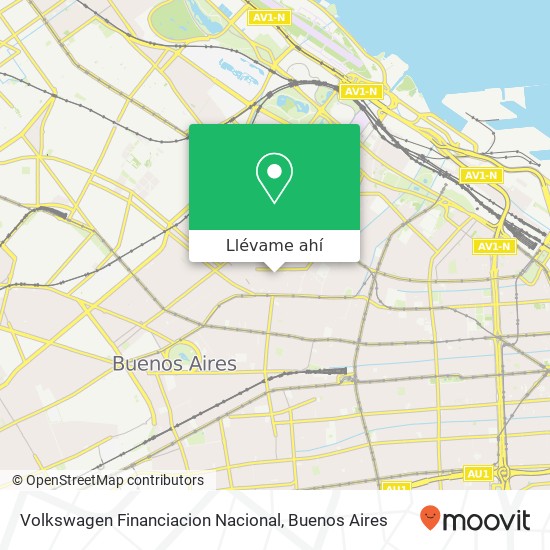 Mapa de Volkswagen Financiacion Nacional