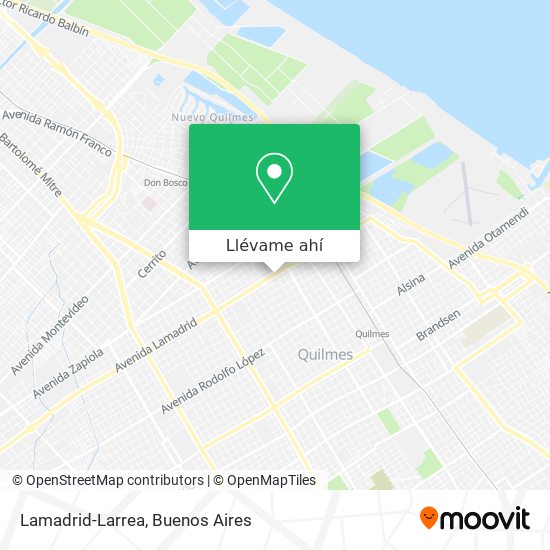 Mapa de Lamadrid-Larrea