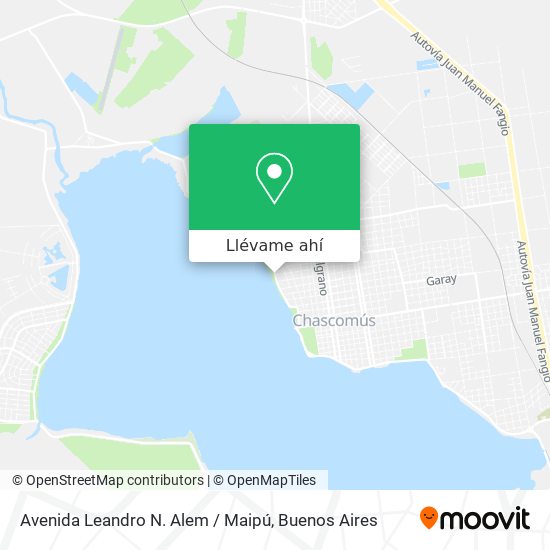 Mapa de Avenida Leandro N. Alem / Maipú