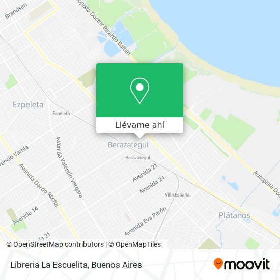 Mapa de Libreria La Escuelita