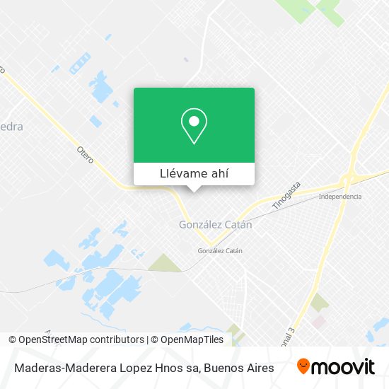 Mapa de Maderas-Maderera Lopez Hnos sa