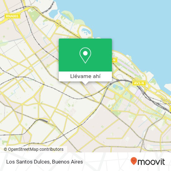 Mapa de Los Santos Dulces