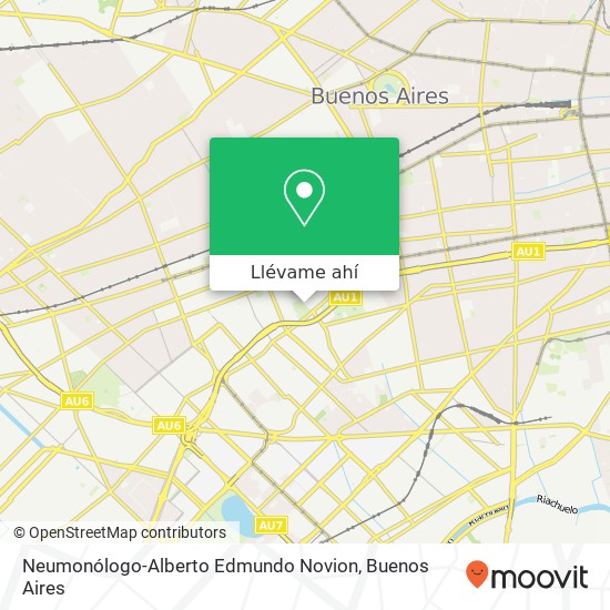 Mapa de Neumonólogo-Alberto Edmundo Novion