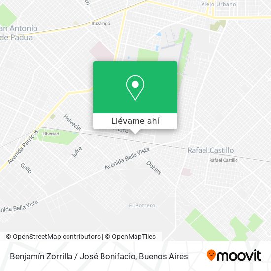 Mapa de Benjamín Zorrilla / José Bonifacio