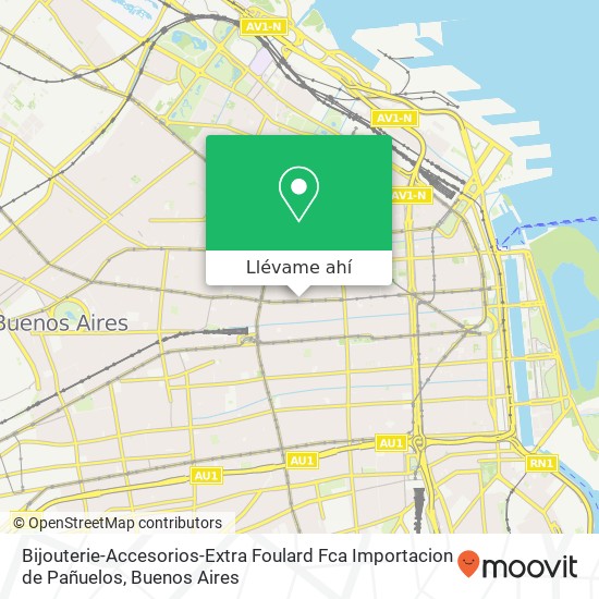 Mapa de Bijouterie-Accesorios-Extra Foulard Fca Importacion de Pañuelos