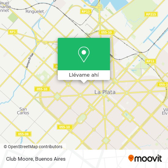 Mapa de Club Moore