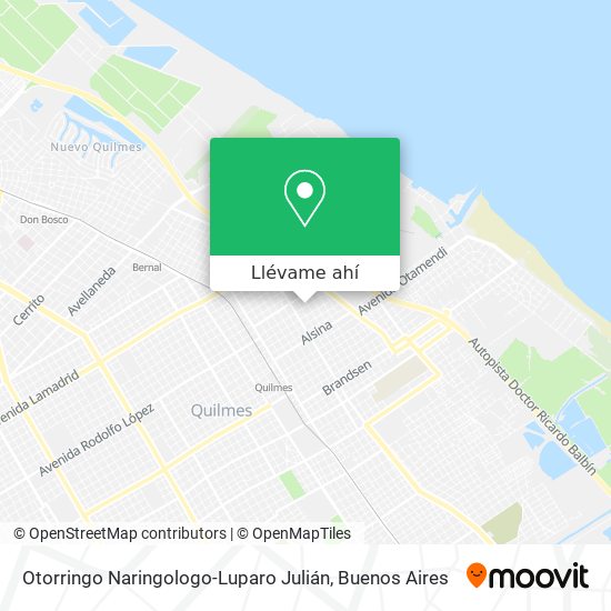 Mapa de Otorringo Naringologo-Luparo Julián