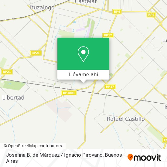 Mapa de Josefina B. de Márquez / Ignacio Pirovano