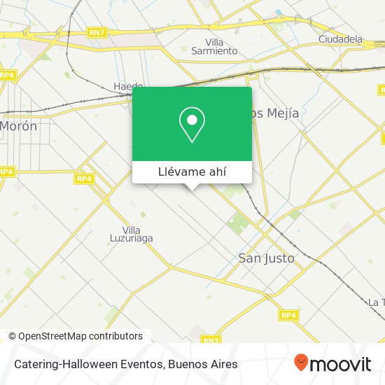 Mapa de Catering-Halloween Eventos